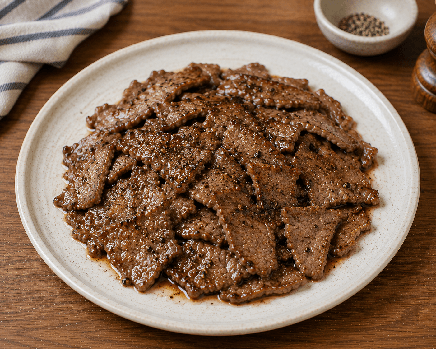 黑椒牛肉片