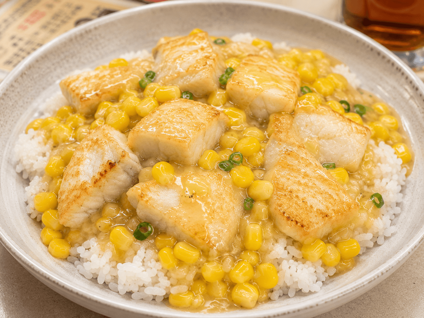 粟米魚柳飯