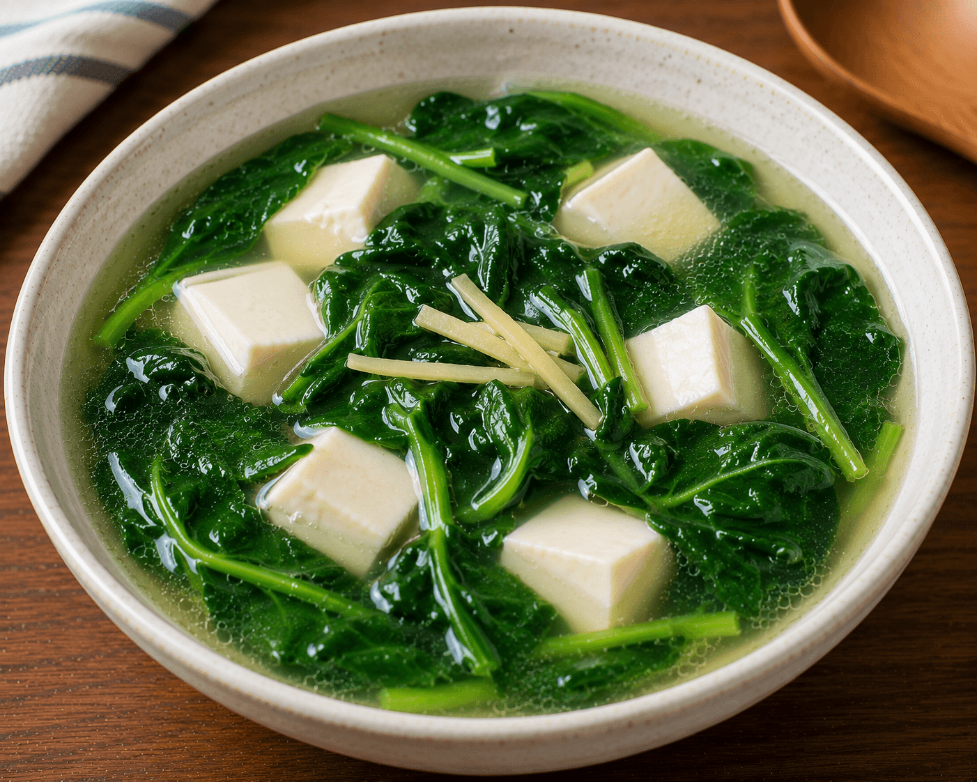 菠菜豆腐湯
